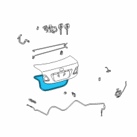 OEM 2013 Toyota Corolla Weatherstrip Diagram - 64461-02130