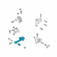 OEM 2015 Kia Optima Roll Rod Bracket Assembly Diagram - 219502T100