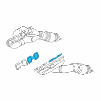 OEM 2008 BMW 650i Asbestos Free Gasket Diagram - 11-62-7-505-788