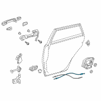 OEM Scion iM Lock Cable Diagram - 69730-12160