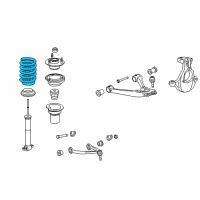 OEM Cadillac Escalade EXT Front Spring Diagram - 15911940