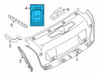 OEM 2020 BMW M340i xDrive Switch Trunk Lid Diagram - 61-31-7-948-786