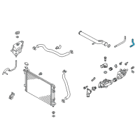OEM 2015 Kia Cadenza Hose Assembly-Water A Diagram - 254683CAC0