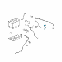 OEM Cadillac Ground Cable Diagram - 20776810