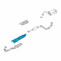 OEM Dodge Stratus Shield-Heat Diagram - MR447468