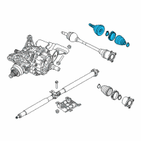 OEM 2016 Jeep Renegade Joint-Tripod Diagram - 68267177AA