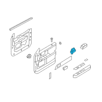 OEM Lincoln Lock Switch Diagram - FL7Z-14028-AA