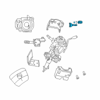 OEM 2009 Dodge Dakota Cylinder-Ignition Lock Diagram - 68027525AA