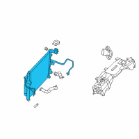 OEM 2012 Jeep Liberty Engine Cooling Radiator Diagram - 68033227AA