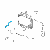 OEM 2004 Honda Odyssey Hose, Water (Upper) Diagram - 19501-P8F-A00