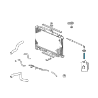 OEM 1999 Honda Odyssey Tube, Reserve Tank Diagram - 19104-P8F-A00