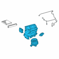 OEM 2018 Toyota Corolla Blower Assembly Diagram - 87130-02520