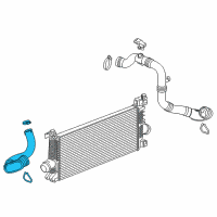 OEM Chevrolet Cruze Limited Air Inlet Tube Diagram - 13419572