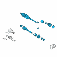 OEM Scion Axle Assembly Diagram - 43420-21070