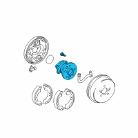 OEM Toyota Camry Hub & Bearing Diagram - 42410-33050
