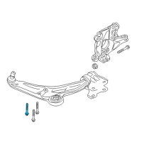 OEM 2016 Ford Edge Lower Control Arm Inner Bolt Diagram - -W717016-S439