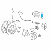 OEM 2012 BMW X5 Clip Diagram - 34-21-6-789-352