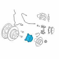 OEM 2018 BMW X5 Angular-Contact Ball Bearing Unit Diagram - 33-41-6-795-961