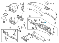 OEM Hyundai Santa Cruz LAMP ASSY-GLOVE BOX Diagram - 84547-P2000