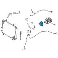 OEM Lexus RX350 Clutch Assembly, Magnet Diagram - 88410-33190