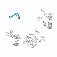 OEM 2019 Hyundai Elantra Hose Assembly-Brake Booster Vacuum Diagram - 59130-F0000