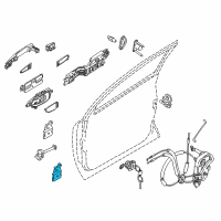 OEM 2012 Nissan 370Z Hinge Assy-Front Door, Upper RH Diagram - 80400-1EA0A