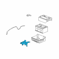 OEM 2005 Mercury Montego Support Bracket Diagram - 5F9Z-10A666-AA