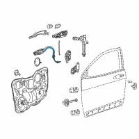 OEM Jeep Cherokee Cable-Inside Handle To Latch Diagram - 68227237AB