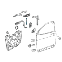 OEM 2022 Jeep Cherokee Link-Key Cylinder To Latch Diagram - 68227275AA