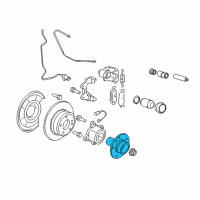 OEM 2017 BMW X6 Drive Flange Hub Diagram - 33-40-6-867-811