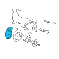 OEM 2007 BMW X5 Protection Plate Diagram - 34-21-6-857-981