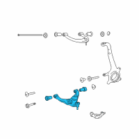 OEM 2018 Toyota 4Runner Lower Control Arm Diagram - 48068-60040