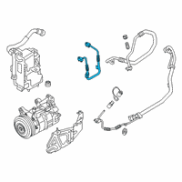 OEM 2020 BMW X3 PRESSURE HOSE ASSY COMPRESSO Diagram - 64-50-8-053-489