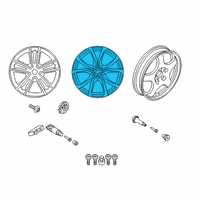 OEM 2021 BMW Z4 Disc Wheel Light Alloy Ceriu Diagram - 36-11-8-089-879