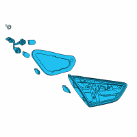 OEM 2019 Chevrolet Cruze Back Up Lamp Assembly Diagram - 39121493