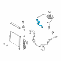 OEM 2012 BMW X6 Coolant Hose Diagram - 17-12-7-586-774