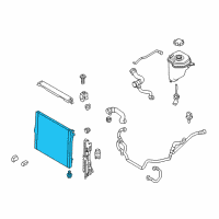 OEM 2015 BMW X5 Radiator Diagram - 17-11-7-807-624