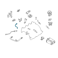 OEM 1998 Nissan Altima EGR Temperature Sensor Diagram - 14730-9E000