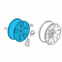 OEM 2015 GMC Yukon Wheel Package Diagram - 19301190