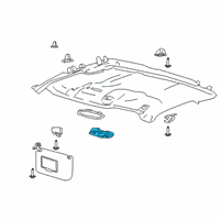 OEM 2019 Ford F-150 Dome Lamp Diagram - FL3Z-13776-AA