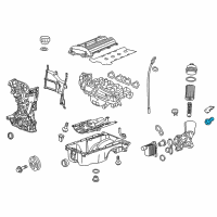 OEM 2015 Chevrolet Cruze Oil Pressure Sending Unit Diagram - 55581588