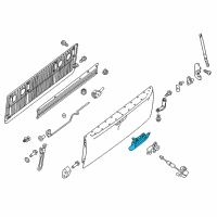 OEM 2019 Nissan Titan XD Rear Gate Handle Diagram - 90606-EZ08B