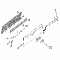 OEM 2020 Nissan Titan Hinge Assembly-Rear Gate RH Diagram - 93480-9FV0A