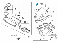 OEM 2016 Infiniti Q50 Mass Air Flow Sensor Diagram - 22680-7131R