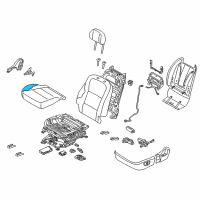 OEM 2014 Hyundai Equus Pad Assembly-Front Seat Cushion Driver Diagram - 88150-3N510