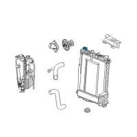 OEM Chrysler Aspen Radiator Cap Diagram - 5278767AB