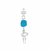 OEM Ford Five Hundred Coil Spring Diagram - 5G1Z-5310-B