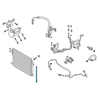 OEM Lincoln Aviator Drier Desiccant Bag Diagram - L1MZ-19C836-AB