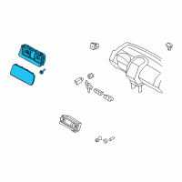 OEM 2007 Lincoln MKX Cluster Assembly Diagram - 8A1Z-10849-A