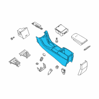 OEM 2010 Nissan Altima Body - Console Diagram - 96911-ZX20B